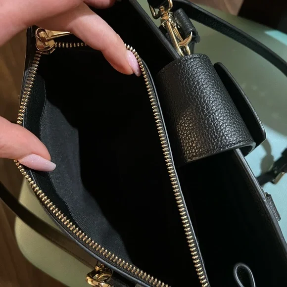 Furla Studded Leather Satchel - Picture 9 of 9